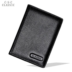 Black Real Cowhide Geniune Leather Passport Cover Holder Porta Pasaporte Postcards Passport Case Travel Card Wallet Car Covers