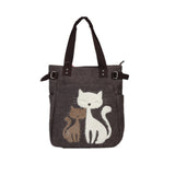 2017 Fashion Women's Handbag Cute Cat Tote Bag Lady  Canvas Bag Shoulder bag