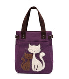 2017 Fashion Women's Handbag Cute Cat Tote Bag Lady  Canvas Bag Shoulder bag