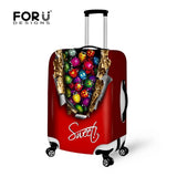 Chocolate Sweets Style Travel Luggage Accessories for Suitcase Protector Cover Bags for Case, Elastic Luggage Cover for Men Women