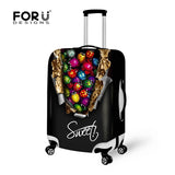 Chocolate Sweets Style Travel Luggage Accessories for Suitcase Protector Cover Bags for Case, Elastic Luggage Cover for Men Women