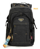 Man's Canvas Backpack Travel Schoolbag Male Backpack Men Large Capacity Rucksack Shoulder School Bag Mochila Escolar