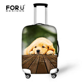 New 18-30inch Animal Cat, Kitten, Dog, Puppy Travel Suitcase Luggage Protective Cover With Storage Bag,High Waterproof Baggage Cover 6 colors