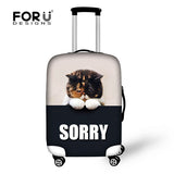 New 18-30inch Animal Cat, Kitten, Dog, Puppy Travel Suitcase Luggage Protective Cover With Storage Bag,High Waterproof Baggage Cover 6 colors