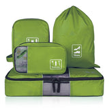 ECOSUSI New Travel Accessories Storage Bag For Clothes Shoes Electronics Toiletry Organizer 4 Pcs/Set Travel Bag Suitcase
