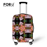 Elastic Luggage Covers Leaf Printed Travel Luggage Cover Waterproof Suitcase Covers for 18/20/22/24/26/28/30inch Cases