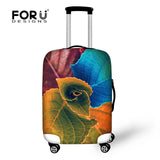 Elastic Luggage Covers Leaf Printed Travel Luggage Cover Waterproof Suitcase Covers for 18/20/22/24/26/28/30inch Cases