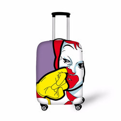 Pop art modern art corporate Protective Dust Luggage Cover Waterproof Travel Luggage Cover Suit for 18-30 inch Case Elastic Suitcase Cover