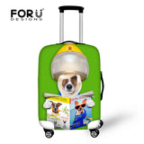 Cute Dog Suitcase Cover Novelty Prints Travel Bag Cover Protective For Trunk Case 18-28 inch Suitcase's Luggage Cover