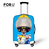 Cute Dog Suitcase Cover Novelty Prints Travel Bag Cover Protective For Trunk Case 18-28 inch Suitcase's Luggage Cover