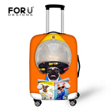 Cute Dog Suitcase Cover Novelty Prints Travel Bag Cover Protective For Trunk Case 18-28 inch Suitcase's Luggage Cover