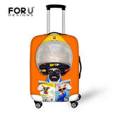 Cute Dog Suitcase Cover Novelty Prints Travel Bag Cover Protective For Trunk Case 18-28 inch Suitcase's Luggage Cover