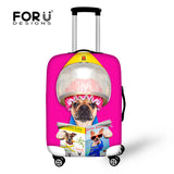 Cute Dog Suitcase Cover Novelty Prints Travel Bag Cover Protective For Trunk Case 18-28 inch Suitcase's Luggage Cover