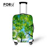 FORUDESIGNS Travel Suitcase Protective Clover Cover Luggage Accessories for 18-28 inch Trolley Case Durable Anti-dust Luggage Covers