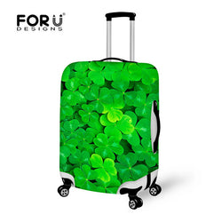 FORUDESIGNS Travel Suitcase Protective Clover Cover Luggage Accessories for 18-28 inch Trolley Case Durable Anti-dust Luggage Covers