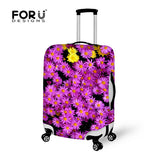 FORUDESIGNS Travel Suitcase Protective Clover Cover Luggage Accessories for 18-28 inch Trolley Case Durable Anti-dust Luggage Covers