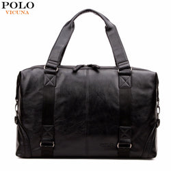 VICUNA POLO Molle Pouch Large Capacity Male Leather Travel Bag Casual Luggage Bag Handbag Multifunction Shoulder Bag Bolsos