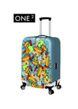 Newest design fashion customised luggage cover, colourful suitcase cover for girls, luggage protective cover
