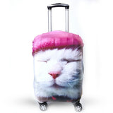 Cute Animal Pattern Travel Luggage Protective Suitcase Cover Luggage Cover Apply To 19~32 Inch Case Excellent Elastic