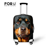 Crazy Horse Black Cat Travel Luggage Cover Protective Suitcase Cover Trolley Case Travel Luggage Dust Covers for 18 - 30 inch