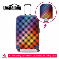 Creative design travel trolley luggage cover excellent elastic waterproof suitcase protective cover for 18-30 inch trunk case