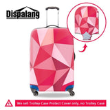 Brand New Portable Elastic Travel Luggage Cover Diamond Surface 3D Print Stretch Protect Suitcase Cover Apply to 18-30 Inch Case