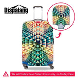 Brand New Portable Elastic Travel Luggage Cover Diamond Surface 3D Print Stretch Protect Suitcase Cover Apply to 18-30 Inch Case