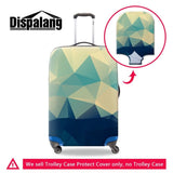 Brand New Portable Elastic Travel Luggage Cover Diamond Surface 3D Print Stretch Protect Suitcase Cover Apply to 18-30 Inch Case