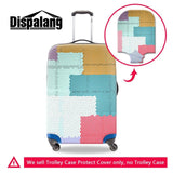 Brand New Portable Elastic Travel Luggage Cover Diamond Surface 3D Print Stretch Protect Suitcase Cover Apply to 18-30 Inch Case