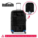 Brand New Portable Elastic Travel Luggage Cover Diamond Surface 3D Print Stretch Protect Suitcase Cover Apply to 18-30 Inch Case