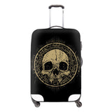Skull Waterproof Luggage Protection Cover For 18-30 inch Suitcase Cool Elastic Luggage Cover Mens Travel Suitcase Accessories
