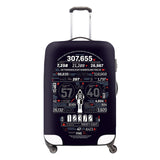 Skull Waterproof Luggage Protection Cover For 18-30 inch Suitcase Cool Elastic Luggage Cover Mens Travel Suitcase Accessories