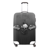 Skull Waterproof Luggage Protection Cover For 18-30 inch Suitcase Cool Elastic Luggage Cover Mens Travel Suitcase Accessories