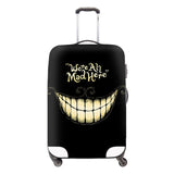 Skull Waterproof Luggage Protection Cover For 18-30 inch Suitcase Cool Elastic Luggage Cover Mens Travel Suitcase Accessories