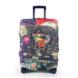 Fun Elastic Luggage Protective Cover With Ziper For 18 -32 inch Trunk Case Waterproof Travel Suitcase Cover
