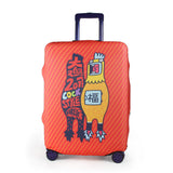 Fun Elastic Luggage Protective Cover With Ziper For 18 -32 inch Trunk Case Waterproof Travel Suitcase Cover
