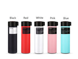 Coffee Mug double stainless 450ml steel vacuum five-colour options thermos cup travel mug thermos for tea coffee water bottle