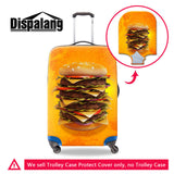 3D Chocolate, Fast Food, Treats, Cakes Luggage Cover custom design dustproof elastic luggage protective Baggage cover Suitcase Cover