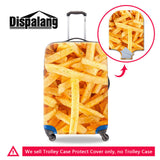 3D Chocolate, Fast Food, Treats, Cakes Luggage Cover custom design dustproof elastic luggage protective Baggage cover Suitcase Cover