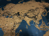 wanderlust world map scratch for travellers